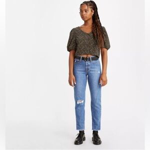 LEVI’S WEDGIE ICON FIT ANKLE JEANS - 25